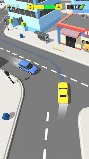 Gameplay screenshot 1 from Pick Me Up 3D: Taxi Game - Casual game